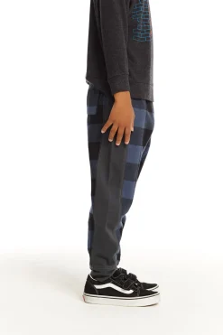 Cheap Chaser Brand Ghost Plaid Side Panel Jogger