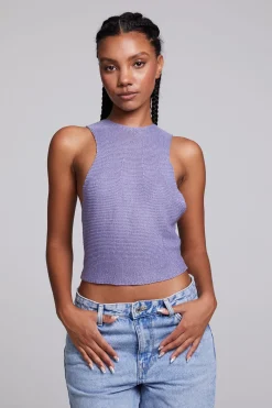 Sale Chaser Brand Giana Violet Tank Top