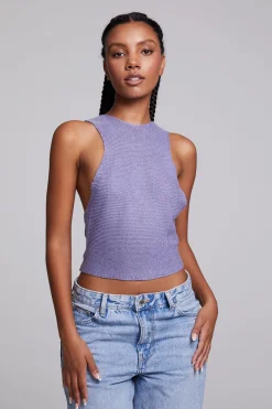 Sale Chaser Brand Giana Violet Tank Top