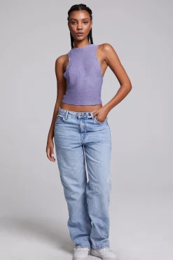Sale Chaser Brand Giana Violet Tank Top