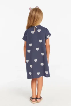 Cheap Chaser Brand Girls Beach Heart T- Shirt Dress