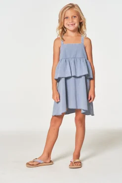 Flash Sale Chaser Brand Girls Coastal Cloth Flouncy Sundress