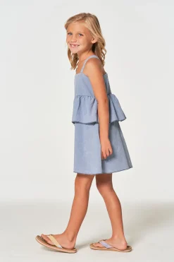 Flash Sale Chaser Brand Girls Coastal Cloth Flouncy Sundress