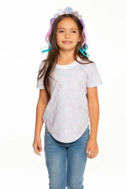 Cheap Chaser Brand Girls Recycled Vintage Jersey Short Sleeve Scoop Back Shirt