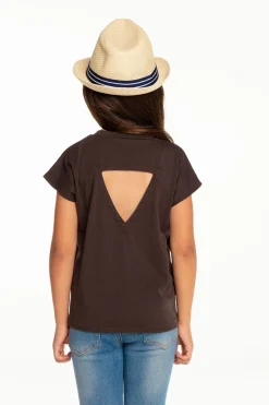 Flash Sale Chaser Brand Girls Recycled Vintage Jersey Cap Sleeve Vent Back Tee