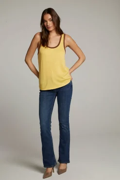 Clearance Chaser Brand Gloria Banana Cream Tank Top