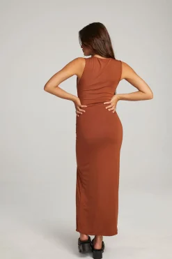 Cheap Chaser Brand Goldy Whiskey Maxi Dress