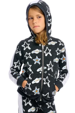 Cheap Chaser Brand Graffiti Saturn Zip Up Hoodie