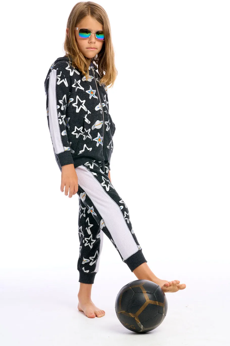 Cheap Chaser Brand Graffiti Saturn Zip Up Hoodie