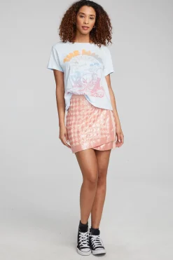Online Chaser Brand Gramercy Wrap Skirt Embellished Check
