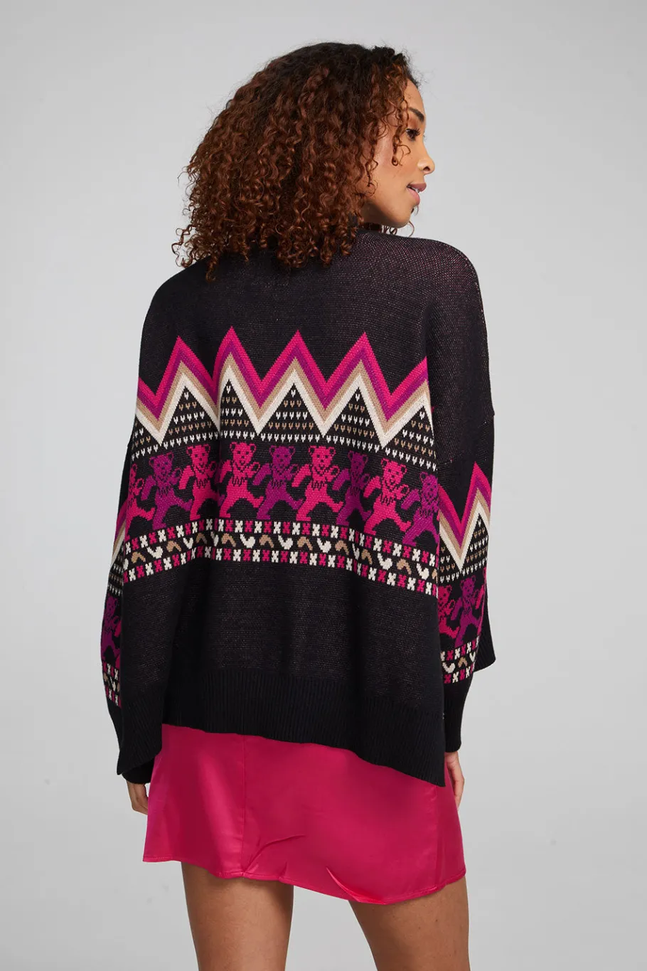 Sale Chaser Brand Grateful Dead Fair Isle Bears Sweater