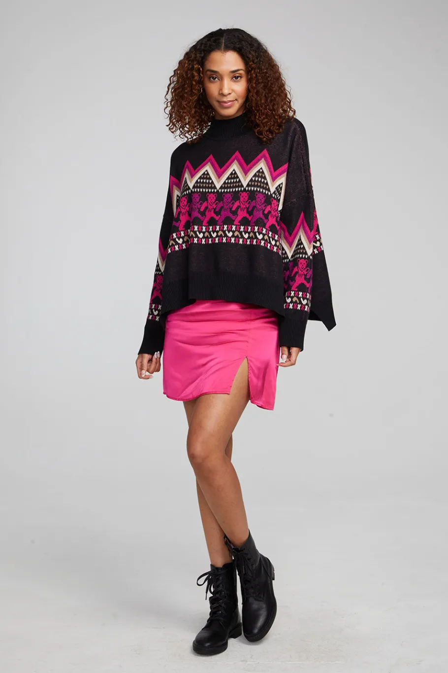 Sale Chaser Brand Grateful Dead Fair Isle Bears Sweater