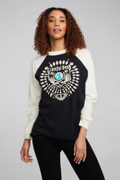 Discount Chaser Brand Grateful Dead Skull And Roses Truckee Tunic Pullover