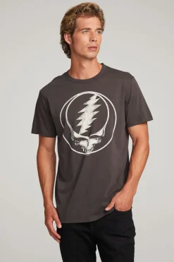 Outlet Chaser Brand Grateful Dead Steal Your Face Mens Tee