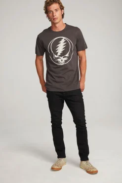 Outlet Chaser Brand Grateful Dead Steal Your Face Mens Tee