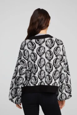 Hot Chaser Brand Grateful Dead Steal Your Face Cardigan