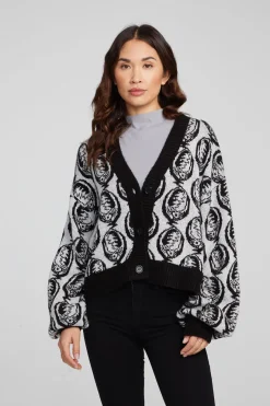 Hot Chaser Brand Grateful Dead Steal Your Face Cardigan