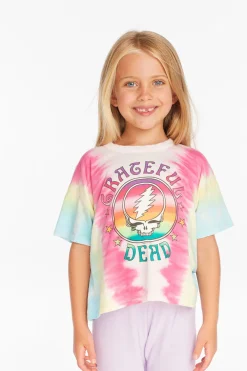 Discount Chaser Brand Grateful Dead Tie Dye Steal Your Face Tee