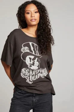 Best Chaser Brand Grateful Dead Top Hat Skull Tee