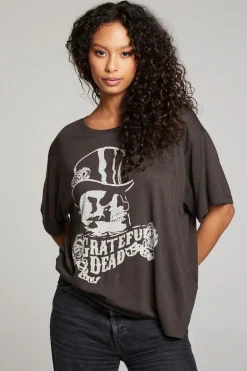 Best Chaser Brand Grateful Dead Top Hat Skull Tee