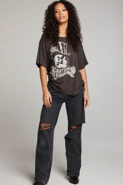 Best Chaser Brand Grateful Dead Top Hat Skull Tee