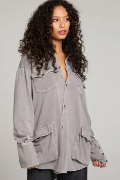 Hot Chaser Brand Grateful Dead Tour Shirt Long Sleeve Button Down