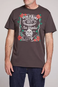 Discount Chaser Brand Guns 'n Roses Good Time Paradise City Mens Tee