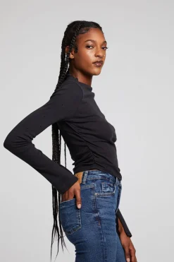 Online Chaser Brand Hailey Licorice Long Sleeve