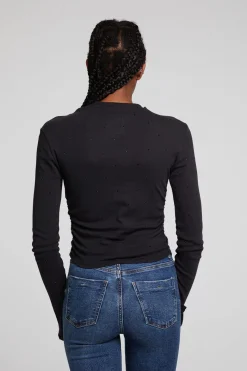 Online Chaser Brand Hailey Licorice Long Sleeve