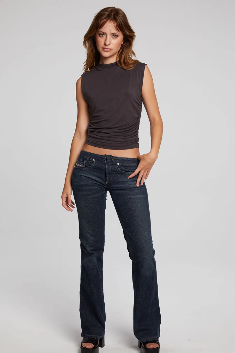 Discount Chaser Brand Haileyy Chocolate Torte Tank Top