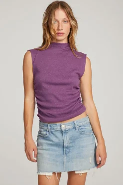 Outlet Chaser Brand Haileyy Eggplant Tank Top