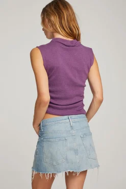 Outlet Chaser Brand Haileyy Eggplant Tank Top