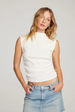 Fashion Chaser Brand Haileyy White Tank Top