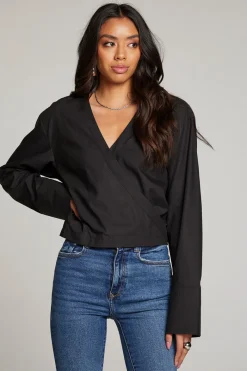 Flash Sale Chaser Brand Haleyy Licorice Blouse