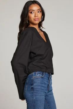 Flash Sale Chaser Brand Haleyy Licorice Blouse