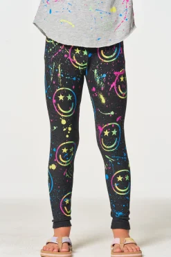 Flash Sale Chaser Brand Happy Face Leggings