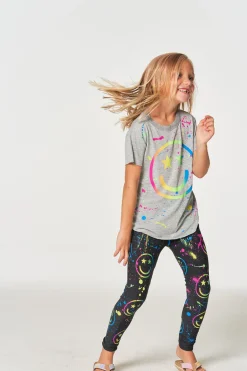 Flash Sale Chaser Brand Happy Face Leggings