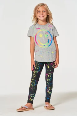 Flash Sale Chaser Brand Happy Face Leggings
