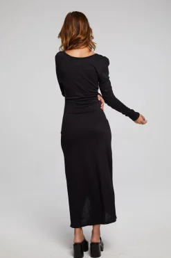 Clearance Chaser Brand Harmony Licorice Midi Dress