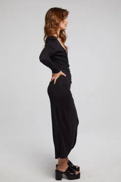 Clearance Chaser Brand Harmony Licorice Midi Dress