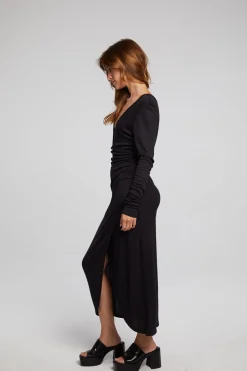Clearance Chaser Brand Harmony Licorice Midi Dress