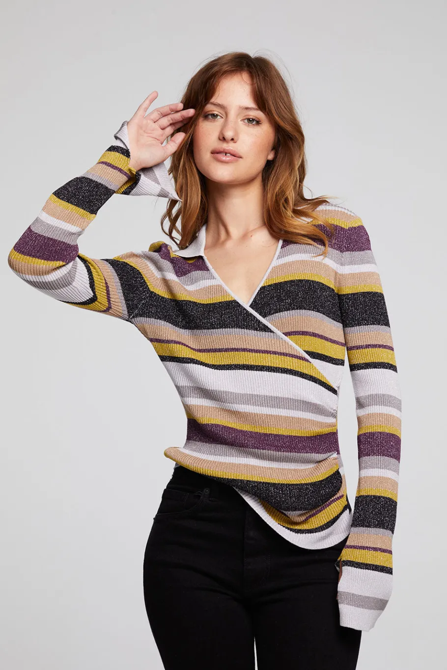 Fashion Chaser Brand Harper Haight Street Stripe Long Sleeve