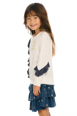 Best Chaser Brand Harry Potter - Hogwarts Ruffle Pullover