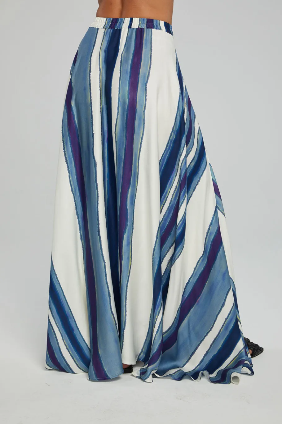 Clearance Chaser Brand Hazel Maxi Skirt - Pacific Stripe