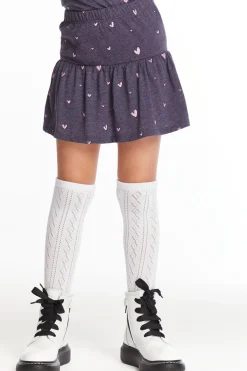 Clearance Chaser Brand Hearts Girls Peplum Skort