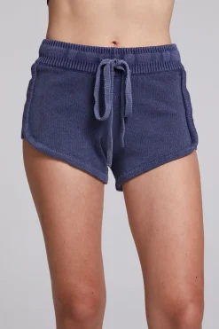 New Chaser Brand Heaven Washed Indigo Shorts