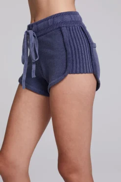 New Chaser Brand Heaven Washed Indigo Shorts