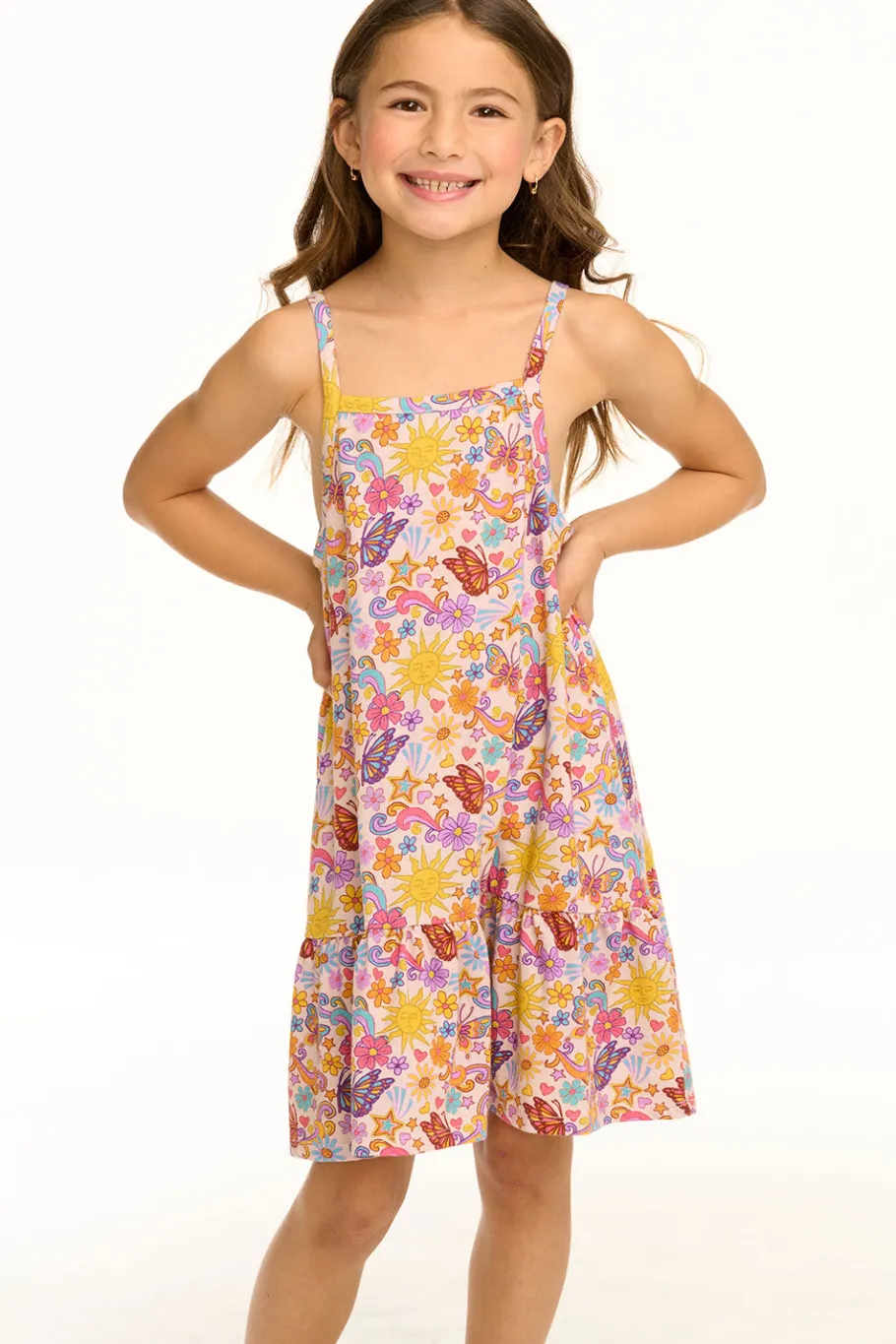 Sale Chaser Brand Helena Sunny Days Print Dress