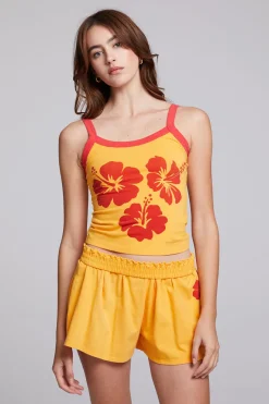 Fashion Chaser Brand Hibiscus Tank Top