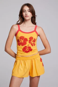 Fashion Chaser Brand Hibiscus Tank Top